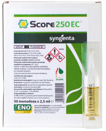 Fitofarmacie - Score 250EC 2.5ml