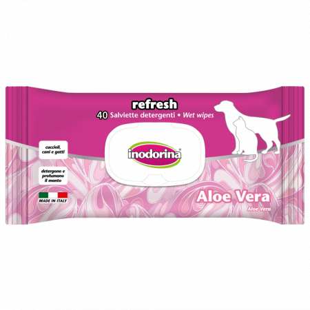 Accesorii - Servetele umede, Aloe Vera Inodorina, 40buc.