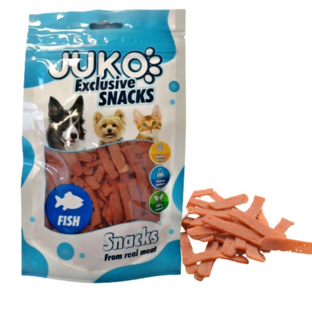 Purina - Snacks somon strips 70gr
