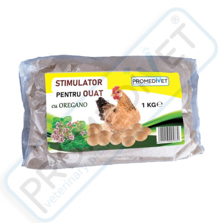 Calciu furajer și stimulatoare ouat - Stimulator pentru ouat cu oregano 1kg