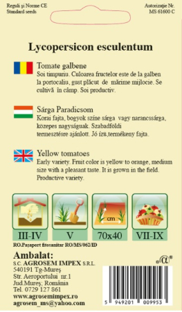 Tomate mari galbene White 0.2g [1]