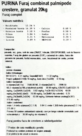 Uni pasari acvatice(Palmipede), rate si gaste crestere, granulat 20kg [1]