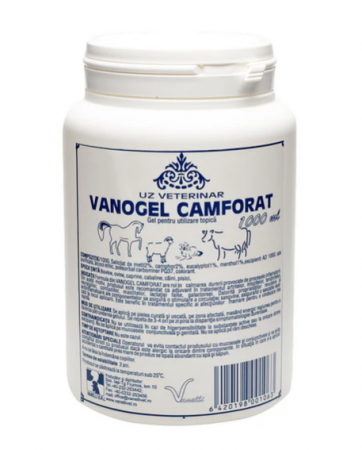 Suplimente si accesorii veterinare - Vanogel camforat 500ml