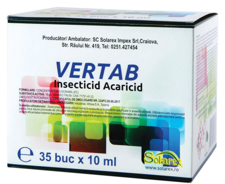 Pesticide - Vertab abamectin 10ml