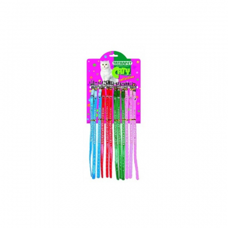 Accesorii - Zgarda caty cu strasuri 1 cm/25 cm