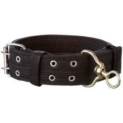 Animale de companie - Zgarda textila groasa 50 mm/80 cm negru