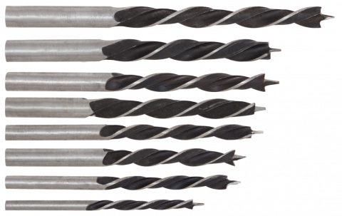 Casa si gradina - Burghiu Lemn 8 Pcs ETS / D[mm]: 3-10