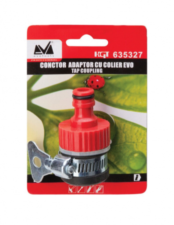 Accesorii instalatii picurare - Conector adaptor cu colier (inch): 3/4