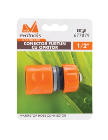 Accesorii instalatii picurare - Conector furtun cu opritor 1" (inch): 1