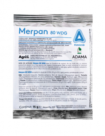 Pesticide - Fungicid Merpan 80 WDG 15 g