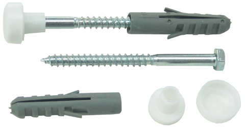 Picurare - Șuruburi Fixare WC Alb 2 Pcs / D[mm]: 6; L[mm]: 75