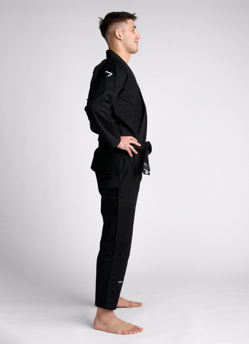 Bluza Kimono BJJ Ippon Gear Grind Neagra [4]