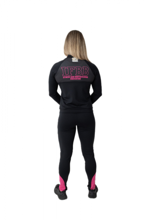 Bluza trening poliester feminin - International Fitness and Body Building Federation [3]