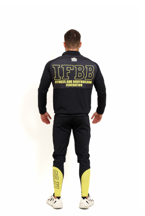 Bluza trening poliester masculin - International Fitness and Body Building Federation [4]