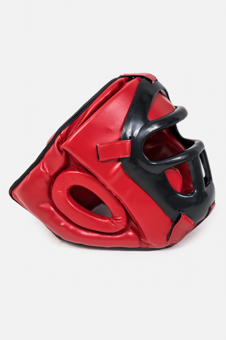 Casca ARMURA cu grilaj Dominator 2.0 Rosie [2]