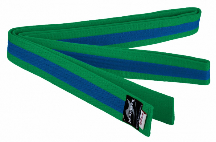 Centura  Arte Martiale  Ju Sports  Verde/Albastru/Verde [1]