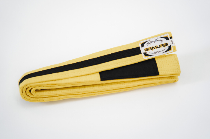 Centura BJJ  Praetorian ARMURA Galben/Negru/Galben [2]