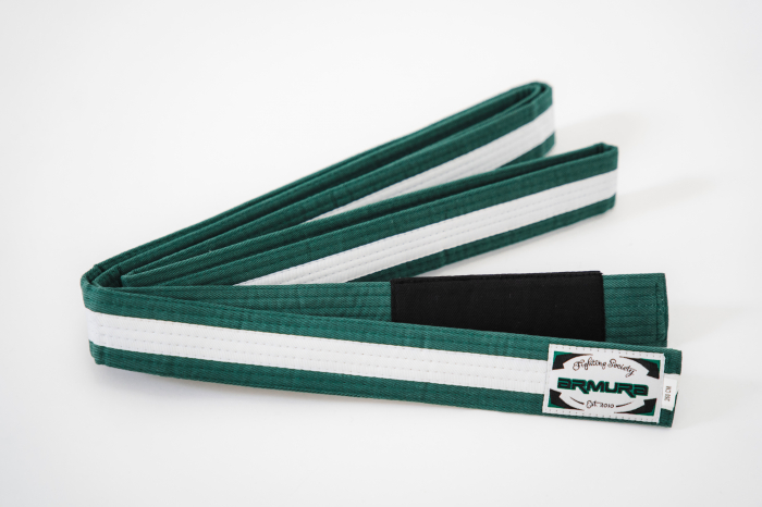 Centura BJJ  Praetorian ARMURA  Verde/Alb/Verde [3]