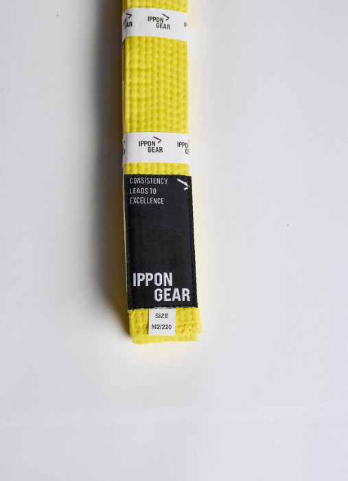 Centura BJJ Junior Ippon Gear Galbena [1]