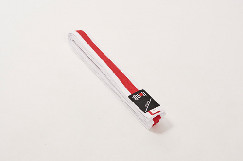 Centura Arte Martiale Ippon Gear Alb/Rosu/Alb [1]