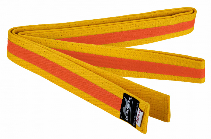 Centura  Arte Martiale  Ju Sports  Galben/portocaliu/Galben [1]