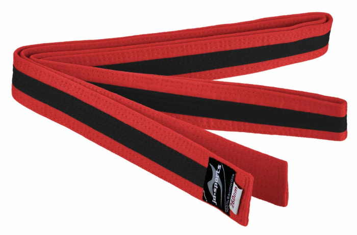Centura  Arte Martiale  Ju Sports  Rosu/Negru/Rosu [1]
