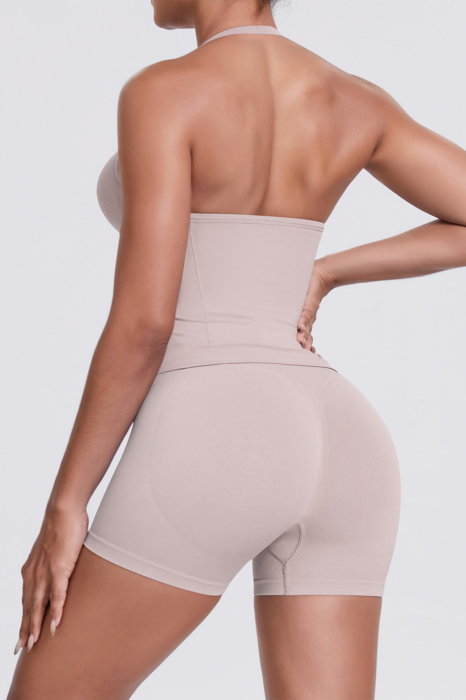 Colant scurt FITSKIN V-Form Shortline Ivory [4]