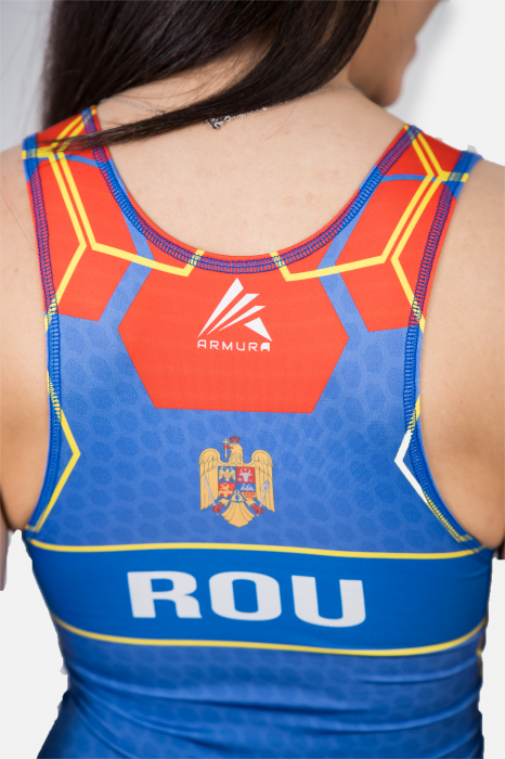 Dres de Lupte ARMURA Honor et Patria Feminin V1 Albastru [4]