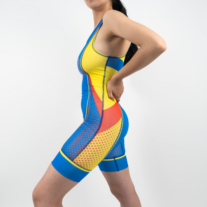 Dres de Lupte ARMURA Honor et Patria Feminin V2 Albastru [2]