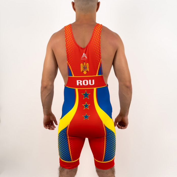 Dres de Lupte ARMURA Honor et Patria Masculin V2 Rosu [2]