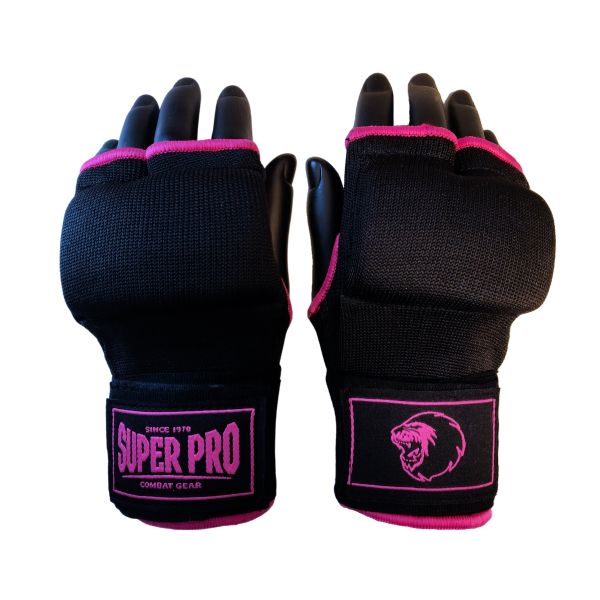 Fase Gel Super Pro Combat Gear Negru/Roz [2]