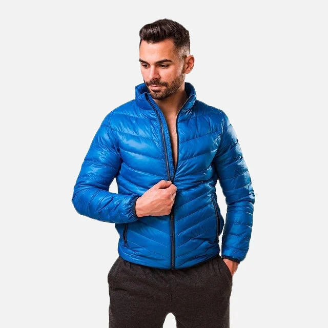 Geaca puf PEAK Advance barbati albastra [3]