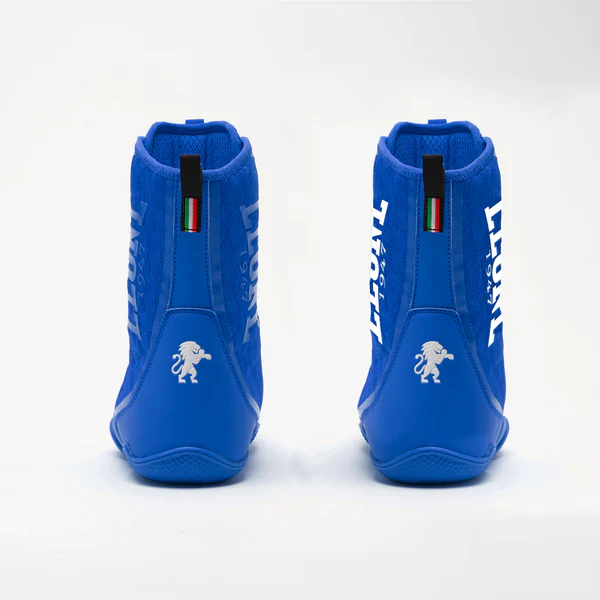 Ghete de Box Profesionale Leone Albastre [4]