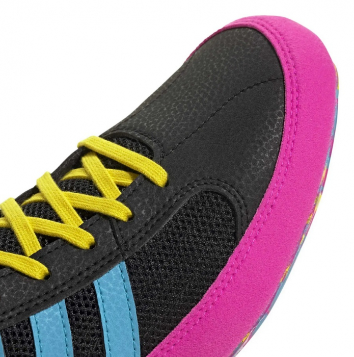Ghete de lupte Adidas Negru/Cyan [5]