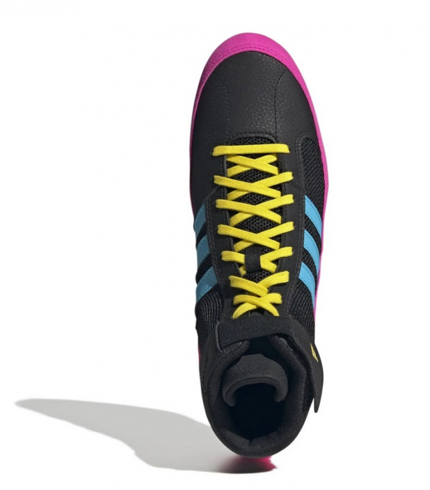 Ghete de lupte Adidas Negru/Cyan [4]