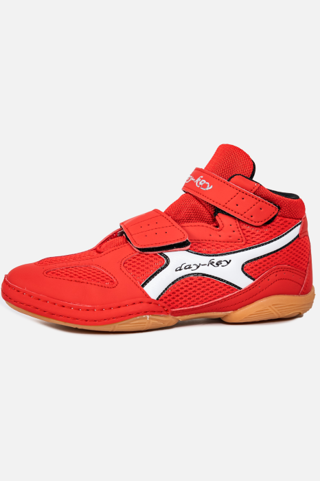 Ghete de Lupte Juniori Rosu/Alb [2]