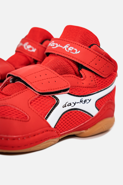 Ghete de Lupte Juniori Rosu/Alb [7]