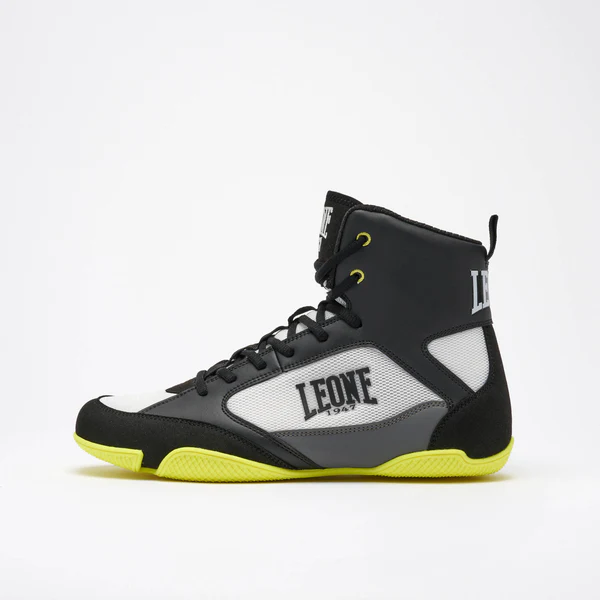 Ghete de Lupte Leone Premium Negru/Galben [2]