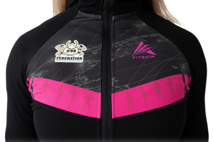 Hanorac bumbac feminin - International Fitness and Body Building Federation [2]