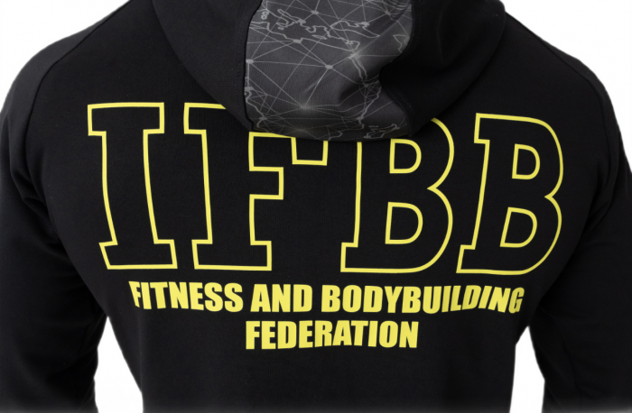 Hanorac bumbac masculin - International Fitness and Body Building Federation [2]