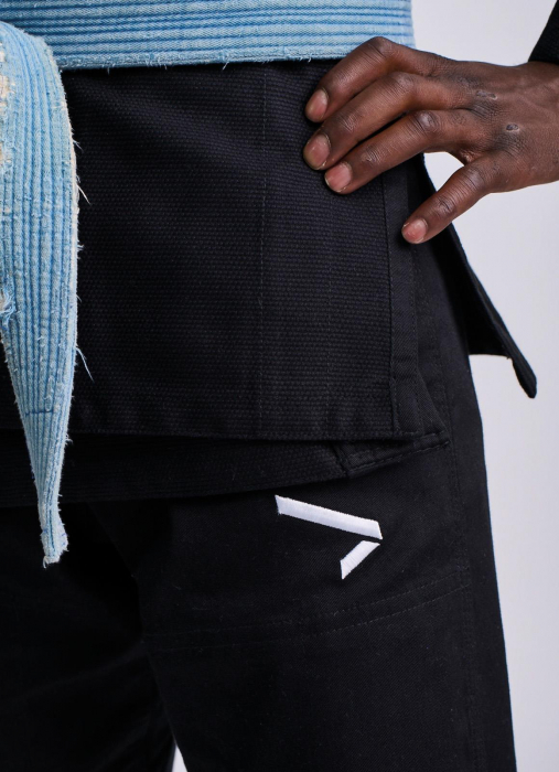 Kimono BJJ Ippon Gear Rookie Negru [4]