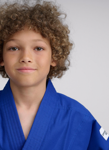 Kimono Judo Ippon Gear Beginner 2 Albastru Junior [2]