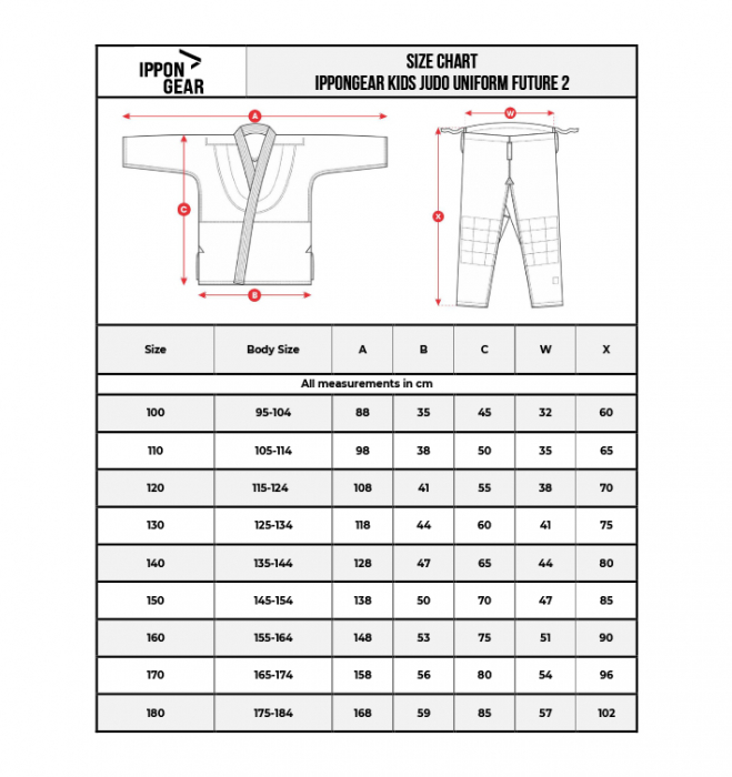 Kimono Judo KIDS Ippon Gear GI Future 2 Alb [5]