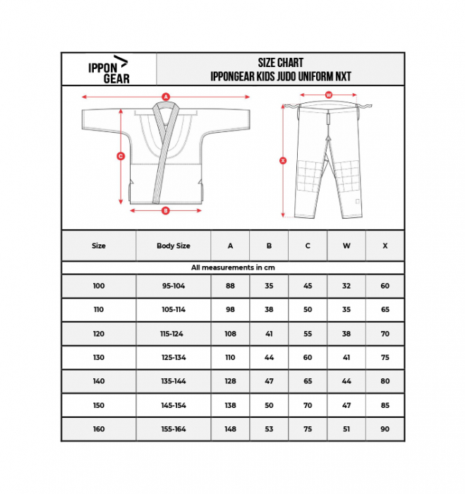 Kimono Judo KIDS Ippon Gear GI NXT Rosu [5]