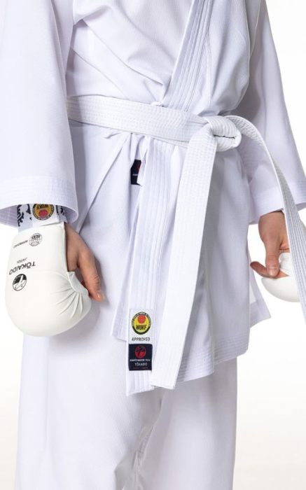 Kimono TOKAIDO Kumite Master Raw Alb aprobat WUKF [3]