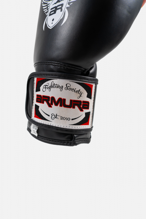 Mănuși de box ARMURA Dominator 2.0 Negre [4]