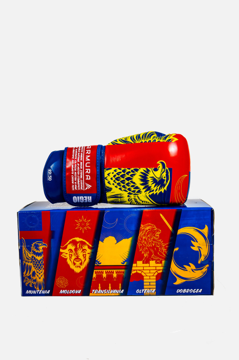 Manusi de Box ARMURA Regio Muntenia Albastru/Rosu Editie Limitata [3]