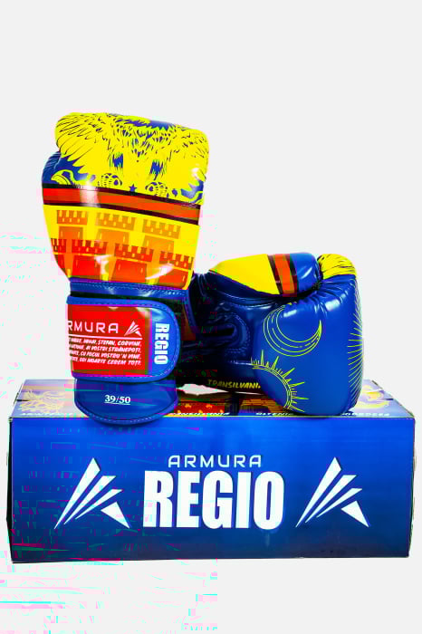 Manusi de Box ARMURA Regio Transilvania Galben/Albastru Editie Limitata [2]