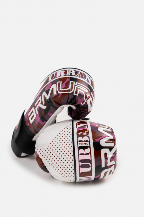 Mănuși de box ARMURA Urban Camo Rosii [4]