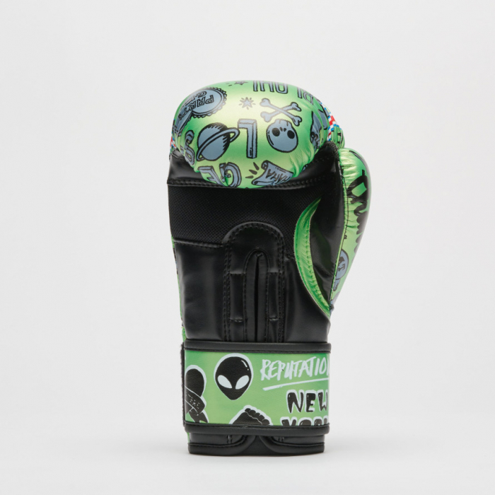 Manusi de Box Leone Flames Verde [2]